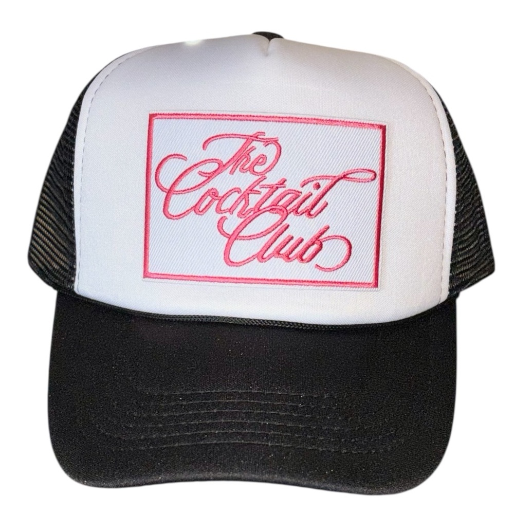 Custom Made “The Cocktail Club” Embroidered Hat